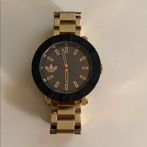 Adidas Originals gold watch